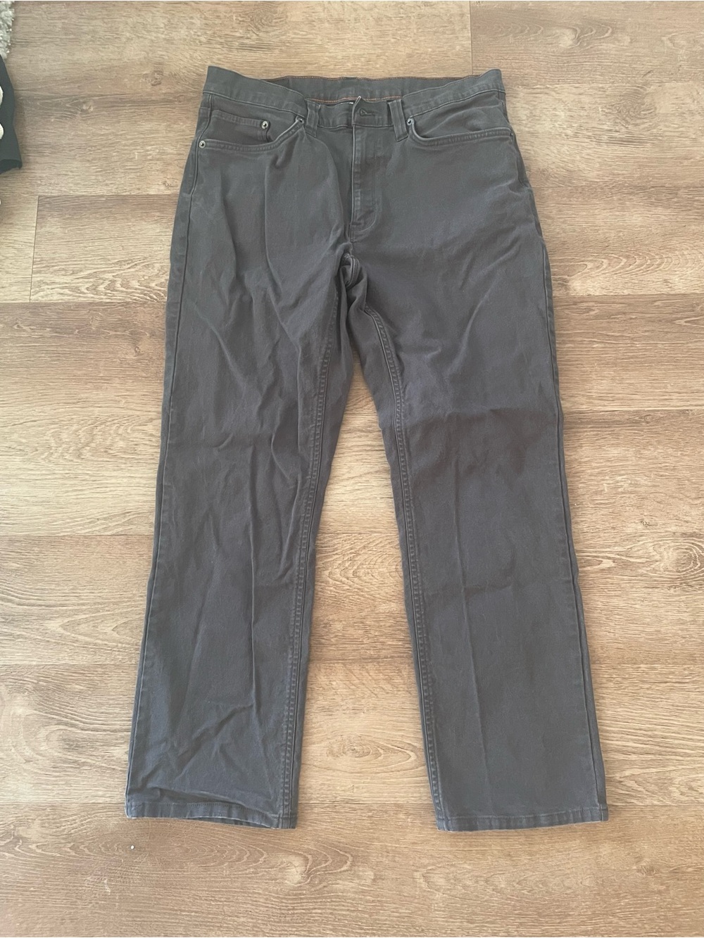 Eddie Bauer Dark Grey Workwear Khakis Men 32x30